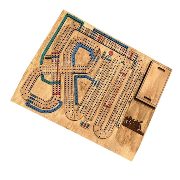 Cribbage Wars Game Set with Board Card 2024 Interactive Historical Strategy Game Set for Teens and Adults