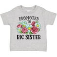 thumbnail image 3 of Inktastic Promoted to Big Sister with Flowers Girls Toddler T-Shirt, 3 of 5