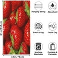thumbnail image 3 of Strawberries Beach Towel Microfiber Thin Lightweight Beach Towel 31"x61" Large Soft Long Pool Towel Lightweight Towel Blanket for Beach Swim Gym Quick Dry Bath Sheet Towel, 3 of 15