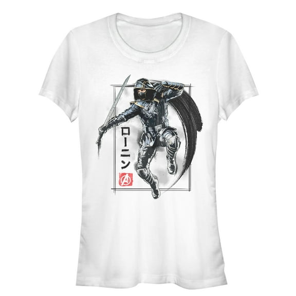 Junior's Marvel Avengers: Endgame Ronin Streak  Graphic Tee White X Large