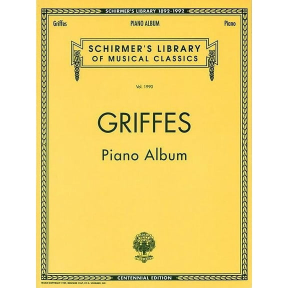 Decade Series: Piano Album (Centennial Edition) : Schirmer