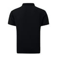 thumbnail image 4 of Huresd Mens Polo Shirts Short Sleeve Regular Fit Fashion Designed Shirt Black L, 4 of 5