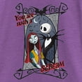 thumbnail image 2 of Girl's The Nightmare Before Christmas You Are Such a Scream  Graphic Tee Purple Berry Medium, 2 of 4