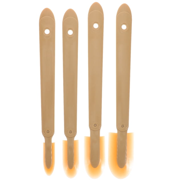 4Pcs Wallpaper Glue Remover Caulking Tool with Edge Trimming Function 11.4X1.4X0.2in