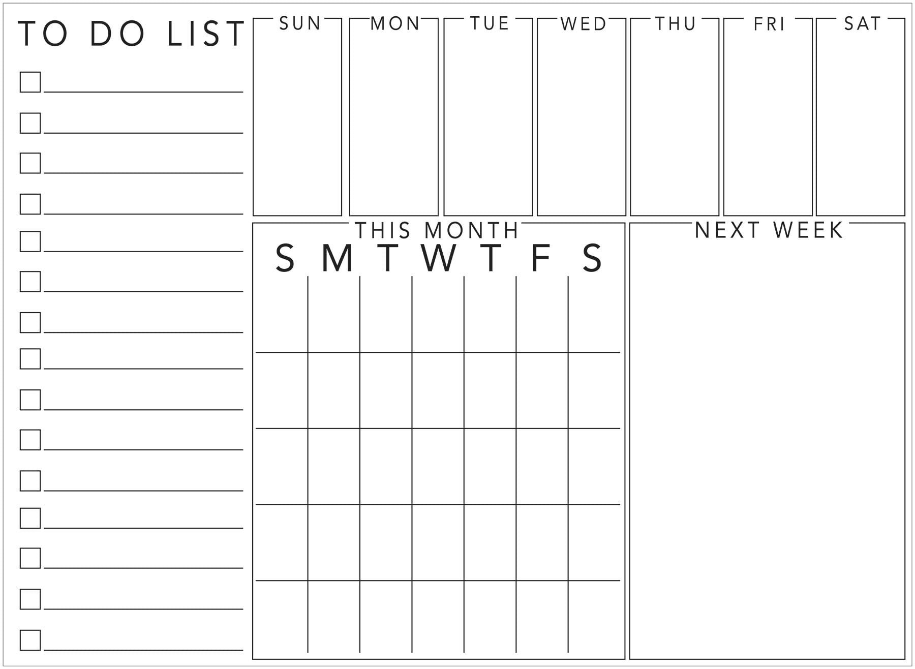 WallPops Get Organized Message Board