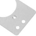 thumbnail image 4 of OULII 8Pcs Silver Circular Deadbolt Cover for Diy Installation Lock Fixing 9x4.7cm, 4 of 8