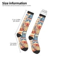 thumbnail image 2 of Balery Set Of Travel Vintage Calcetines novedosos Calcetines deportivos Calcetines hasta la rodilla Calcetines de algodón Calcetines originales y geniales, 2 of 6