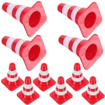 Niceauty Small Traffic Cones Mini Traffic Cones 20pcs