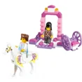 thumbnail image 2 of SLUBAN Girl Princess Royal Carriage Wagon Horse Racing Party Model Building Blocks Enlighten Action Figure Toys For Children, 2 of 5
