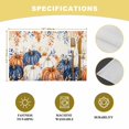thumbnail image 5 of Orange Blue Pumpkins Fall Placemats Set of 4, Thanksgiving Eucalyptus Maple Washable Wipeable Table Mats for Dining Tables, Indoor Outdoor Kitchen Place Mats for Holiday Party Table Decor, 5 of 9
