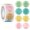 F, variant on CoreLiving 500-Piece Easter Sticker Roll, Colorful Self-Adhesive Bunny Rabbit and Egg Designs, Decorative Labels for Crafting Gift Envelopes Party Supplies