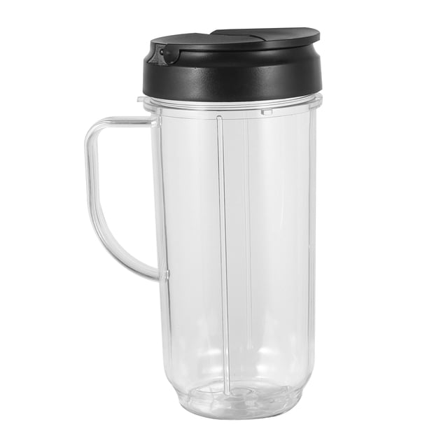 OULII Tasses Réutilisables avec Couvercles Gobelet Mixeur Plastique Alimentaire Accessoires Mixeur Haut Lot de 1