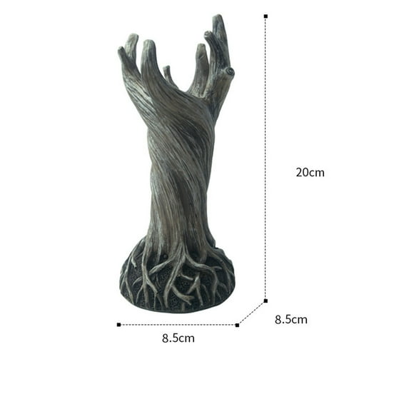 Fiogavroetic Dryad Vase Ornament Creative Tree Trunk Furnishings Resin Handmade Crafts