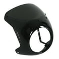 thumbnail image 2 of Headlight Fairing, Motorcycle Windshield    For Most Motorcycles Glossy Black, 2 of 8
