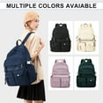 thumbnail image 4 of Cute Backpacks for School Bookbag for Teenagers, School Backpack for Teens Book Bags School Bag for Women Men, Aesthetic Backpacks for Teens High School College Backpack Laptop Casual Daypack Blue, 4 of 10