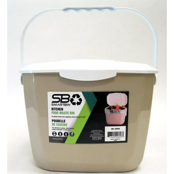 2 Gallon Kitchen Food Waste Container (8 L_, Kitchen Food Waste