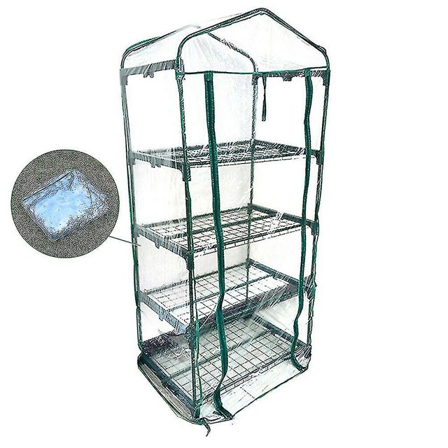 Home Garden Greenhouse Plant Veg Shelf Frame Cover Clear Pvc Cover