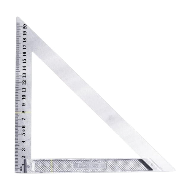 Clearance! beishanbush 45 90° Angle Strike Angle 200Mm To 300Mm Carpenter Angle Angle Angle Aluminum Metric Triangular Ruler Carpenter Angle for Precise Marking and Drawing One Size Multi-Color