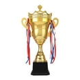 thumbnail image 1 of Prix Trophée Prix Enfants Petits Trophées Décor avec Ruban Accessoires Parti Faveurs pour 42cm, 1 of 8