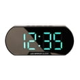 thumbnail image 2 of Despertador Led Espejo Relojes Fecha De Hora Electrónica Usb Multifunción Con Pantalla De Temperatura Moda Decoraciones Para El Hogar Escritorio Moyic HA027744-04, 2 of 5