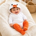 thumbnail image 5 of REDARER Baby Hooded Romper 2 Piece Set Zipper Animal Bodysuit with Matching Socks for Holiday Party Photo ,6-12 Months, 5 of 8