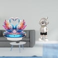 thumbnail image 2 of Escultura De Astronauta Acrílico, Estatua De Cisne, Centro De Mesa, Mesa, Gabinete Plano, Decoración, Estantería, Oficina, Figura Creativa Punk Moderna, Adorno, 2 of 8
