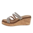 thumbnail image 3 of Corkys Womens Summer Glow Rhinestone Wedge  Casual Shoes, 3 of 7