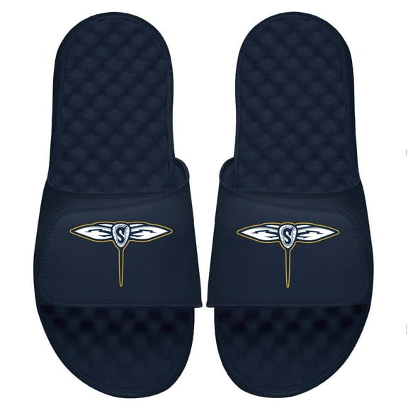 Men's ISlide Navy Georgia Swarm Primary Logo Slide Sandals