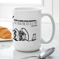 thumbnail image 6 of CafePress - Charlie Brown Philosophy Mug - 15 oz Ceramic Large White Novelty Mug, 6 of 6