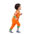 thumbnail image 2 of Argulvti Ensemble de Pyjamas Assortis pour la Famille, Haut à Manches Longues à Col Rond à Rayures d'Halloween avec Imprimé Citrouille + Pantalon Long pour Parents et Enfants, 2 of 9