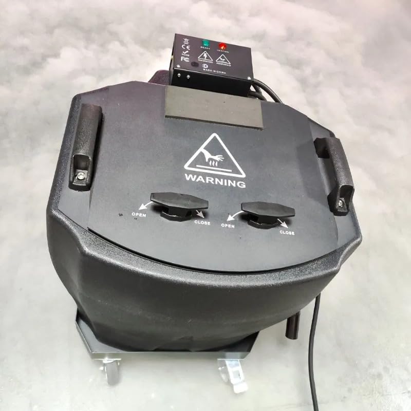 Stage Smoke Effect Equipment 3500W Low Fog Dry Ice Machine with Cart Flight Case