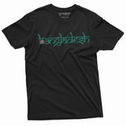 Men's Bangladesh T-shirt Flag coat of arms Country Womens Mens Tee