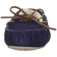 thumbnail image 2 of Minnetonka Womens Cally Suede Closed Toe Slip On Slippers, 2 of 2