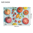thumbnail image 4 of Yayeee Bath Rug for Bathroom Floor Non Slip Contour Fluffy Soft Absorbent Mat, 20"x24", Yellow Tomatoes, 4 of 7