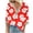 Watermelon Red Plus Size Blouse for Women_w, variant on CYMMPU Blouses for Women Dressy Casual Lace V Neck T-Shirts Loose Fit Spring Tops Flower Printed Summer Fashion Shirts 3/4 Sleeve Business Elegant Work Topss Pink L