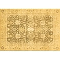 thumbnail image 1 of Ahgly Company Indoor Rectangle Abstract Brown Modern Area Rugs, 2' x 4', 1 of 4