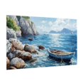 thumbnail image 2 of 1000 PCS Rocks & Solitary Boats 1000 Piece Wooden Puzzle For Adults,Stunningly Vibrant Colors,Charm Rocks & Solitary Boats Landscape Puzzle,Great For Relaxation And Display For Puzzle Enthusiasts, 2 of 6