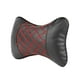 thumbnail image 5 of Almohada para el cuello del coche con correa telescópica para el reposacabezas del coche, de cuero PU duradero. Negro, 5 of 9