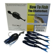 Chatterbait Kit - Z-Man 3/8oz Chatterbait   Z-Man Razor ShadZ   How to Fish the Chatterbait Guide