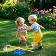 thumbnail image 1 of BotaniNest Outdoor Water Sprinkler Play Mat For Kids Pad Summer With Spray And Inflatable Ring, 1 of 5