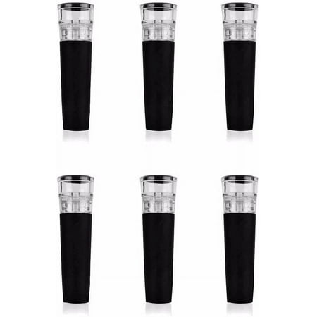 

Red Wine Vacuum Air Pump Sealer Plug Keep Fresh Wine Stopper Silicone Wine Saver Reminder Leak-proof Kitchen Sealer Bar Tool(6Pcs)