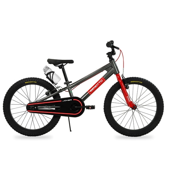 Bicicleta BENOTTO BMX JOKER R20 1V. Niño Frenos "V" Acero Gris/Rojo Talla:UN