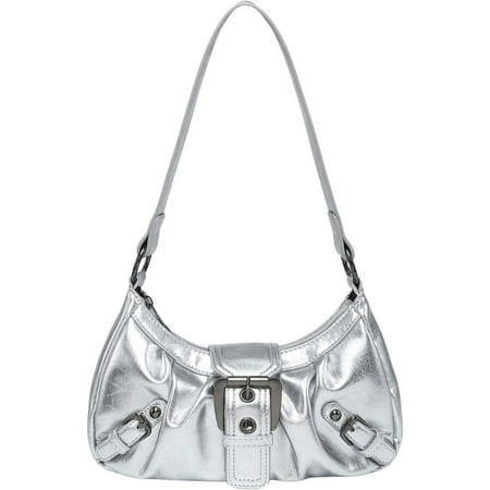 MAOYA Women s Top Handle Shoulder Bag Buckle Punk Hobo Clutch Purses Bags