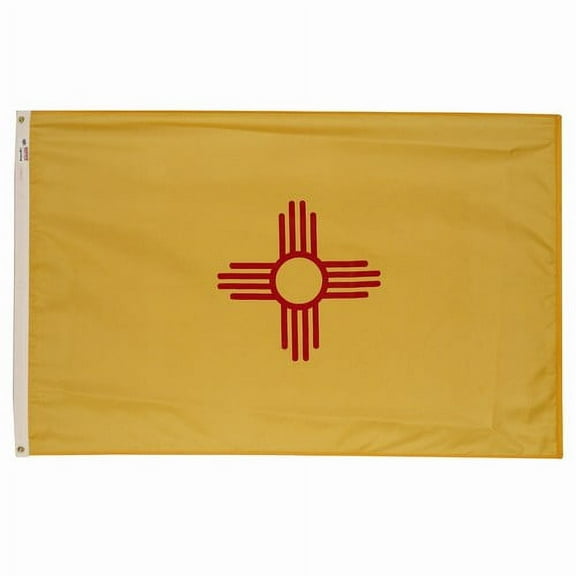 4x6' POLYWAVEZ NEW MEXICO POLY II FLAG CH&G