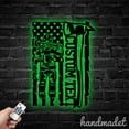 thumbnail image 2 of Handmadetneonsign Firefighter Metal Wall Art Light, Firefighter Metal Sign Wall Decor, Firefighter Metal Decor, 2 of 5