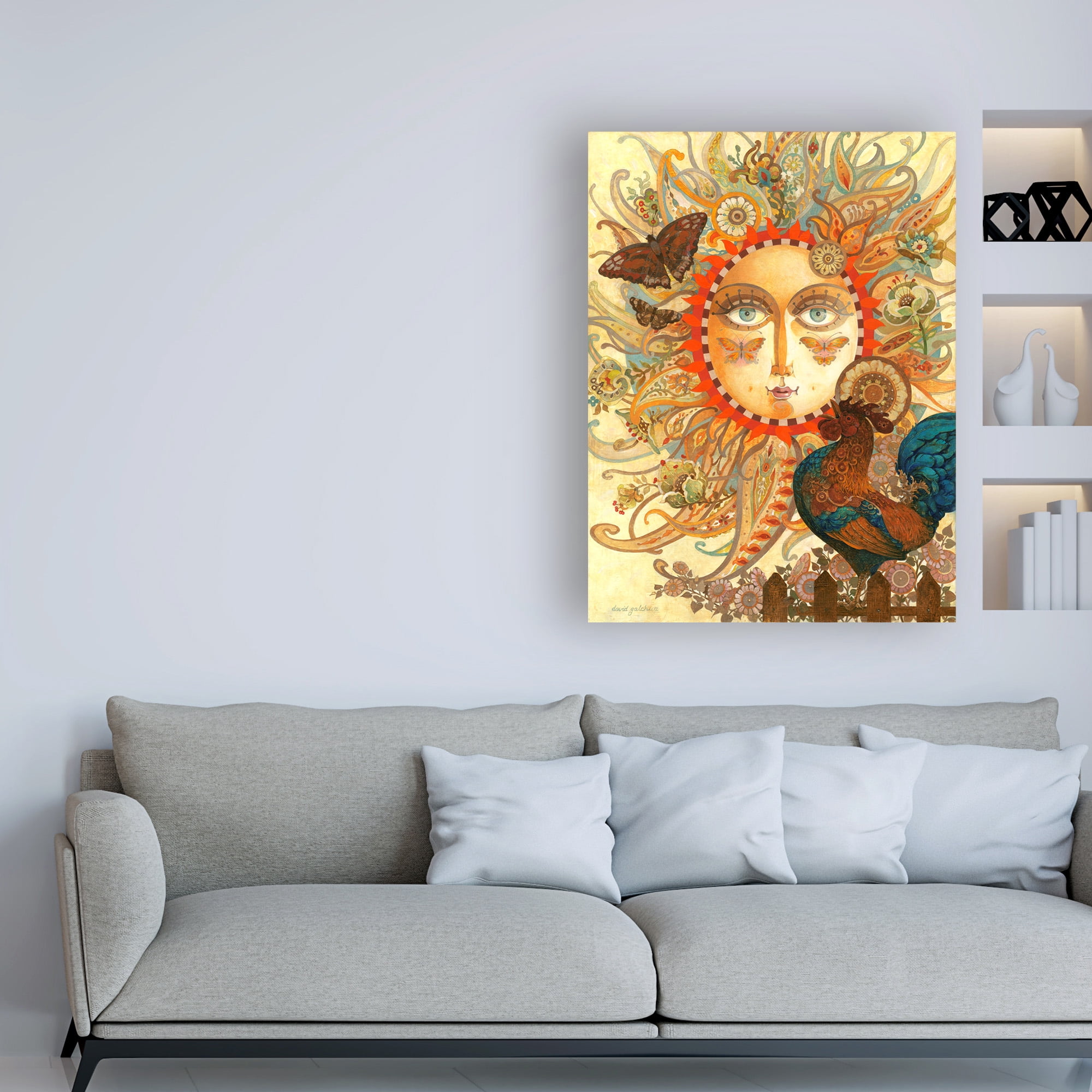 Trademark Fine Art 'The Funkadelic Dawn' Canvas Art by David Galchutt
