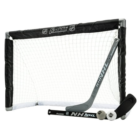 UPC: 0025725418886 | Franklin Sports NHL Mini Hockey Goal Set with 2 Sticks & 2 Soft-Foam Balls