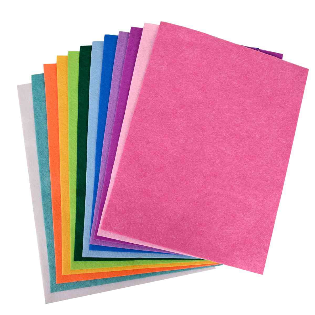Hello Hobby 12 Pack Assorted Craft Felt Sheets