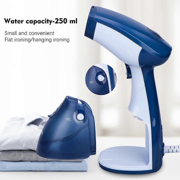 Vertical Steamer, 1370W Portable Clothes Iron for Home, Office, Travel, 250ML Large Capacity Water Tank, Travel Steamer Steamer, Blue.