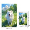 thumbnail image 2 of Samoyed Dog Themed Wooden Jigsaw Puzzle 1000 Pieces, Fun Activity for Adults, 2 of 8